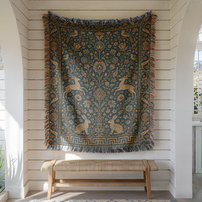 Tree of Life Woven Blanket