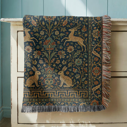 Tree of Life Woven Blanket