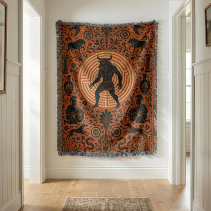 Minotaur Woven Blanket