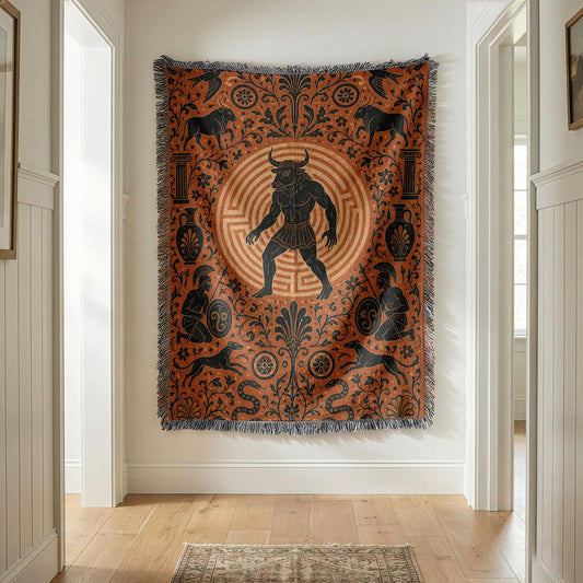 Minotaur Woven Blanket