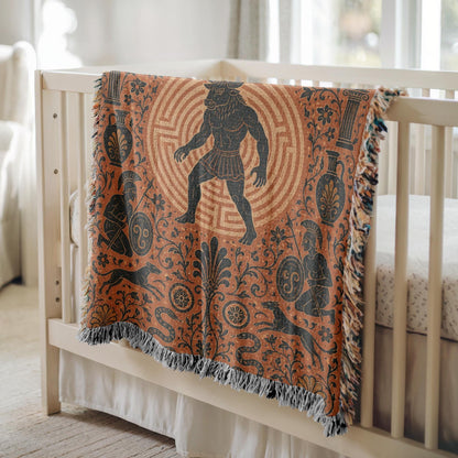 Minotaur Woven Blanket