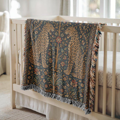 Leopard Woven Blanket