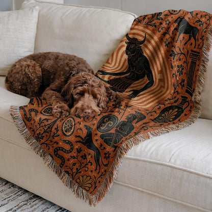 Minotaur Woven Blanket
