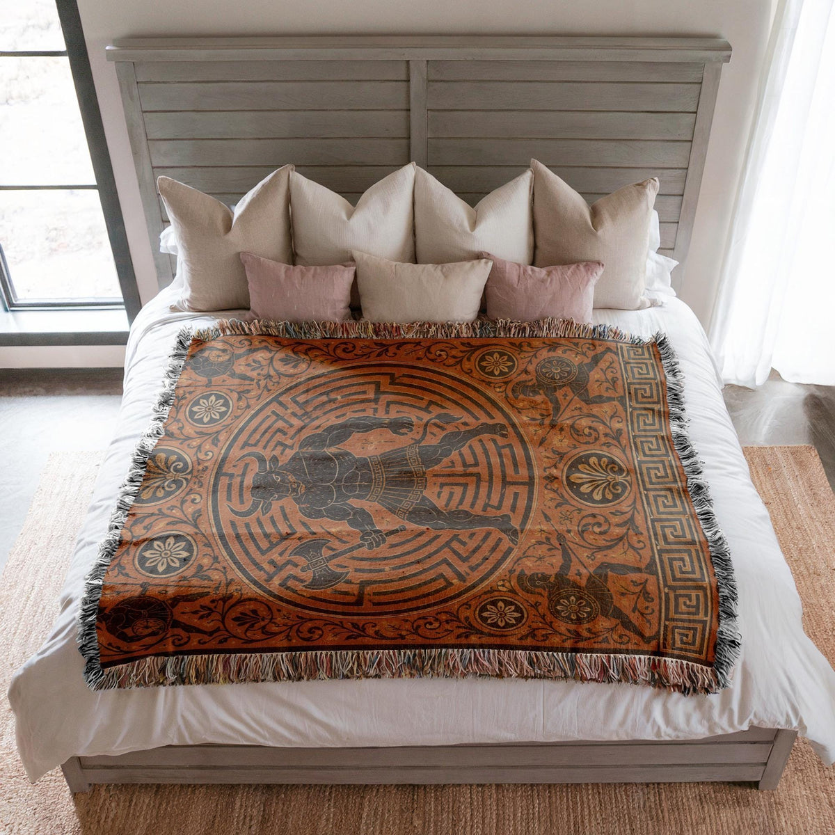 Hercules Lion Woven Blanket