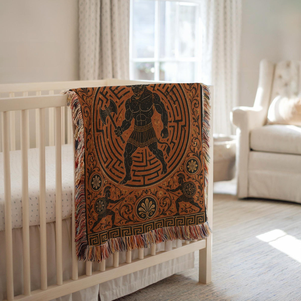 Hercules Lion Woven Blanket
