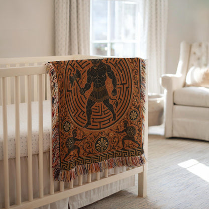 Hercules Lion Woven Blanket