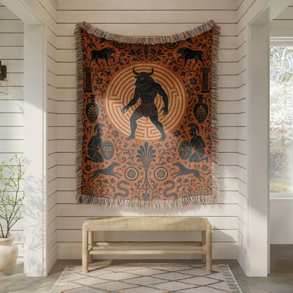 Minotaur Woven Blanket