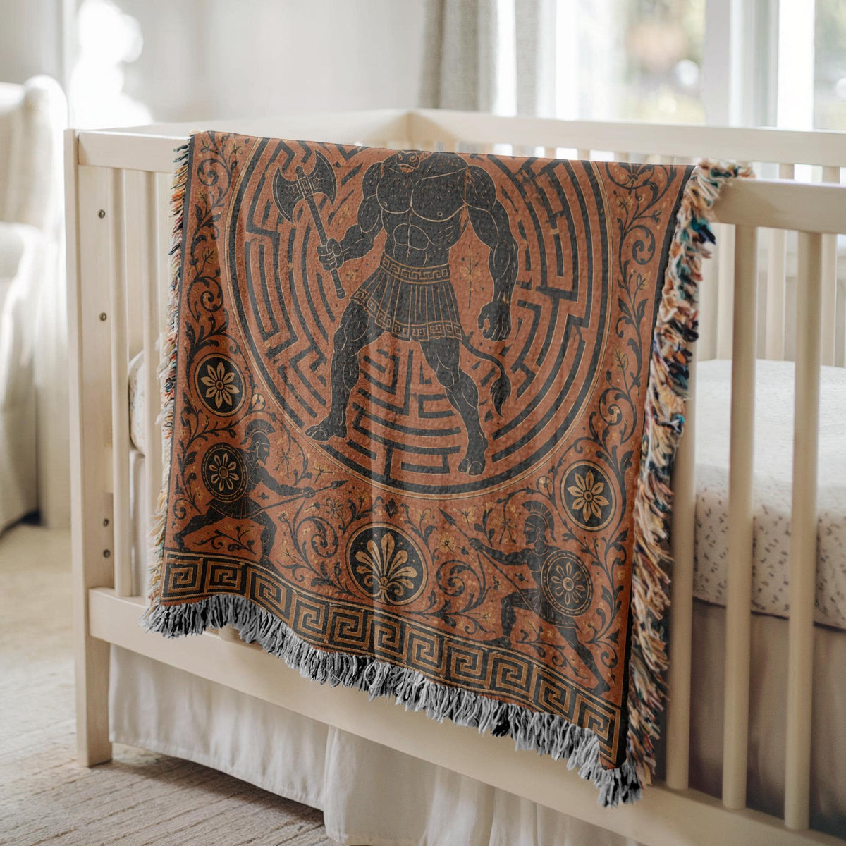 Hercules Lion Woven Blanket