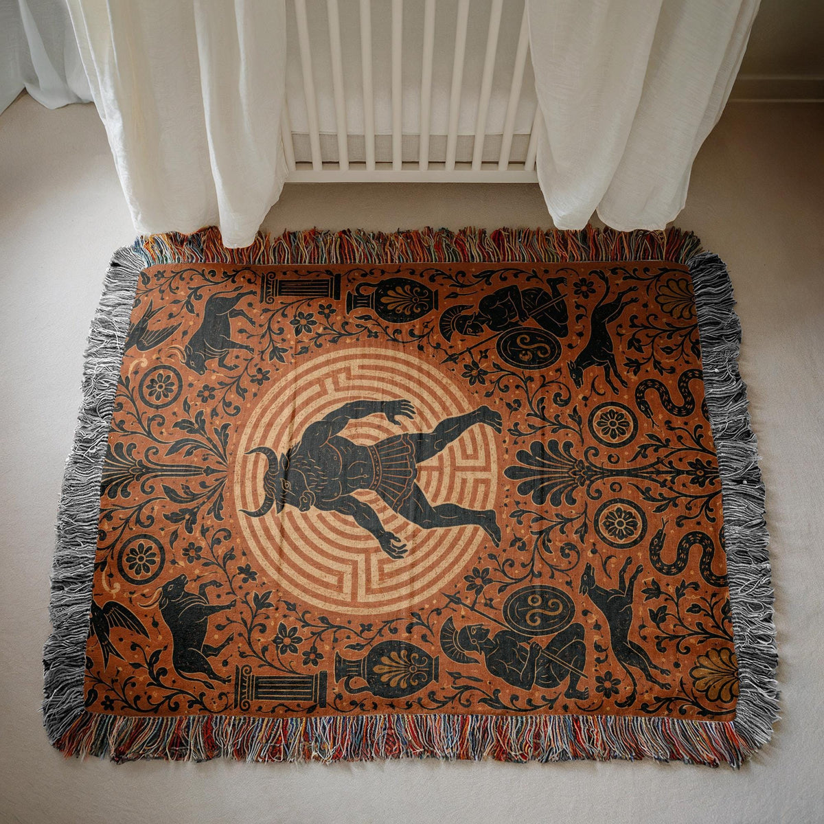 Minotaur Woven Blanket