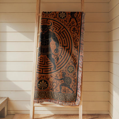 Hercules Lion Woven Blanket