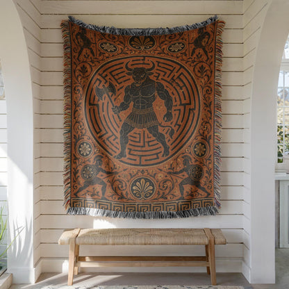 Hercules Lion Woven Blanket