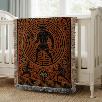 Hercules Lion Woven Blanket