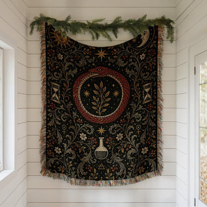 Ouroboros Woven Blanket