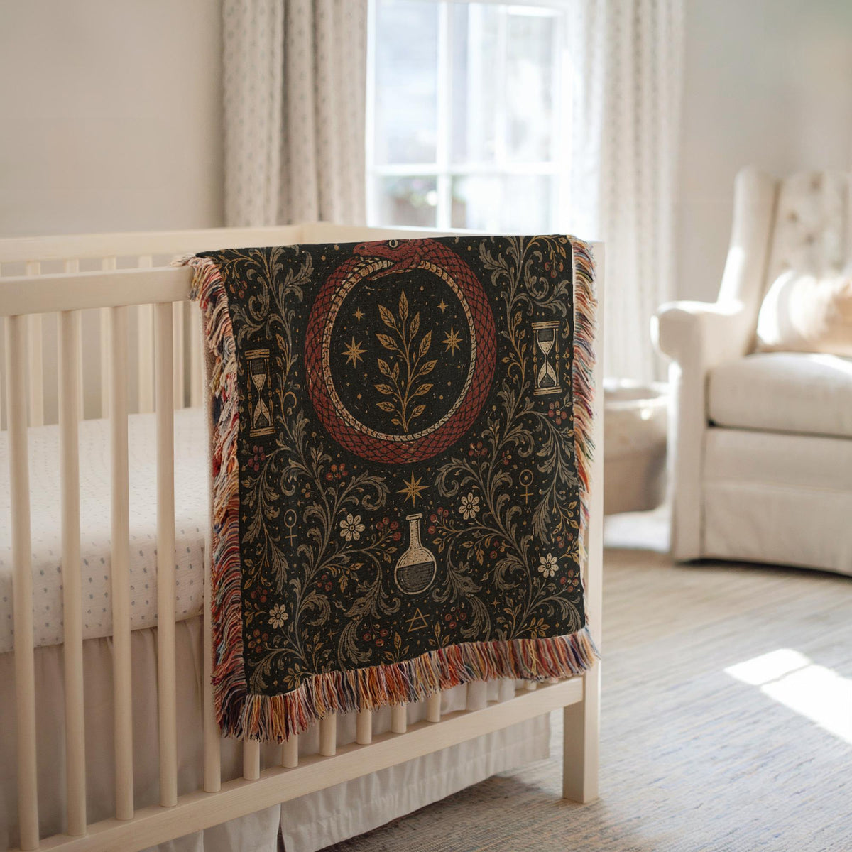 Ouroboros Woven Blanket