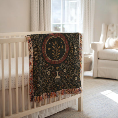Ouroboros Woven Blanket