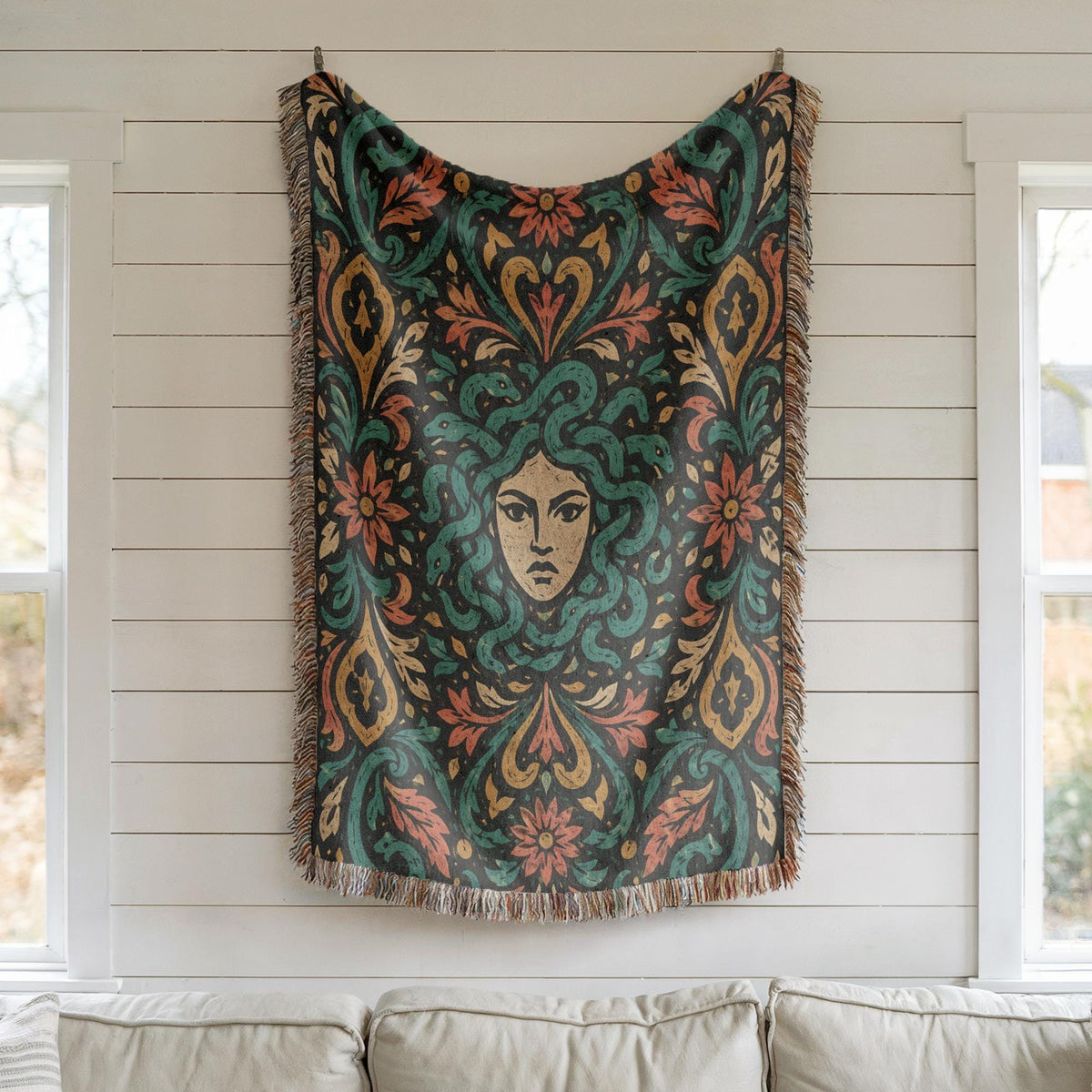 Medusa Woven Blanket