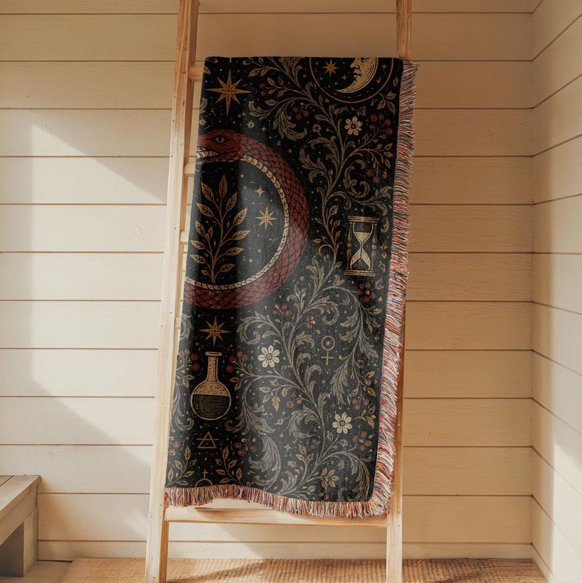 Ouroboros Woven Blanket
