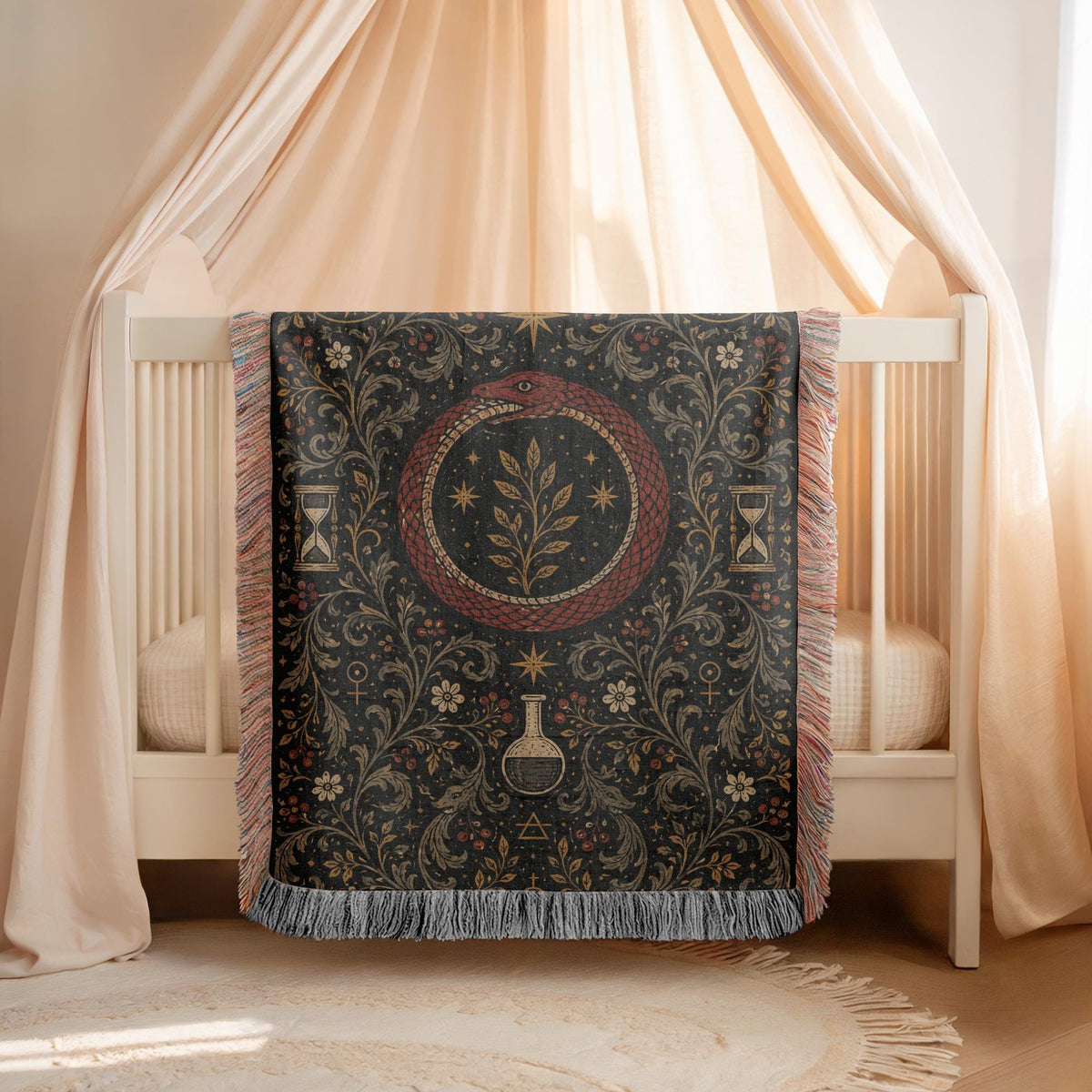 Ouroboros Woven Blanket