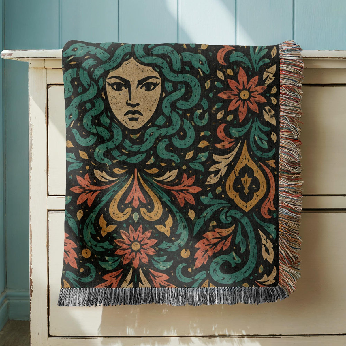 Medusa Woven Blanket