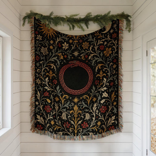 Ouroboros Woven Blanket