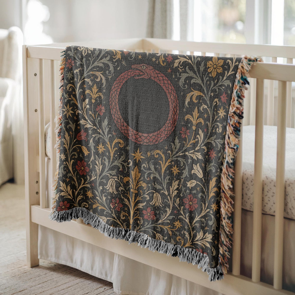 Ouroboros Woven Blanket
