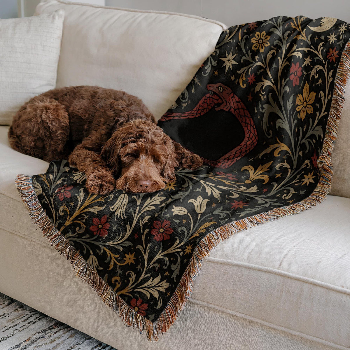 Ouroboros Woven Blanket