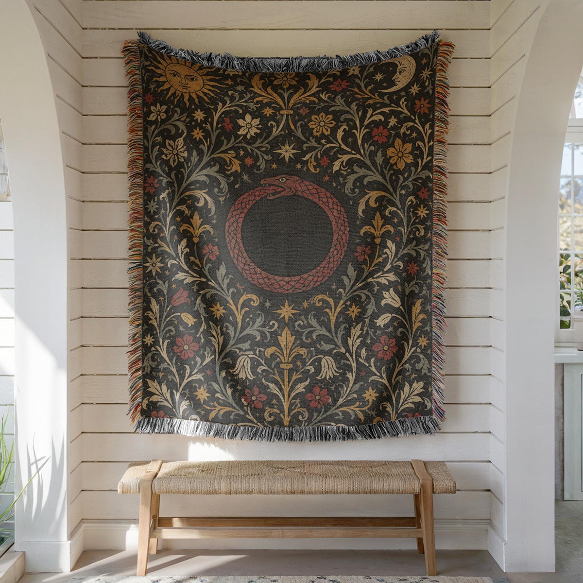 Ouroboros Woven Blanket