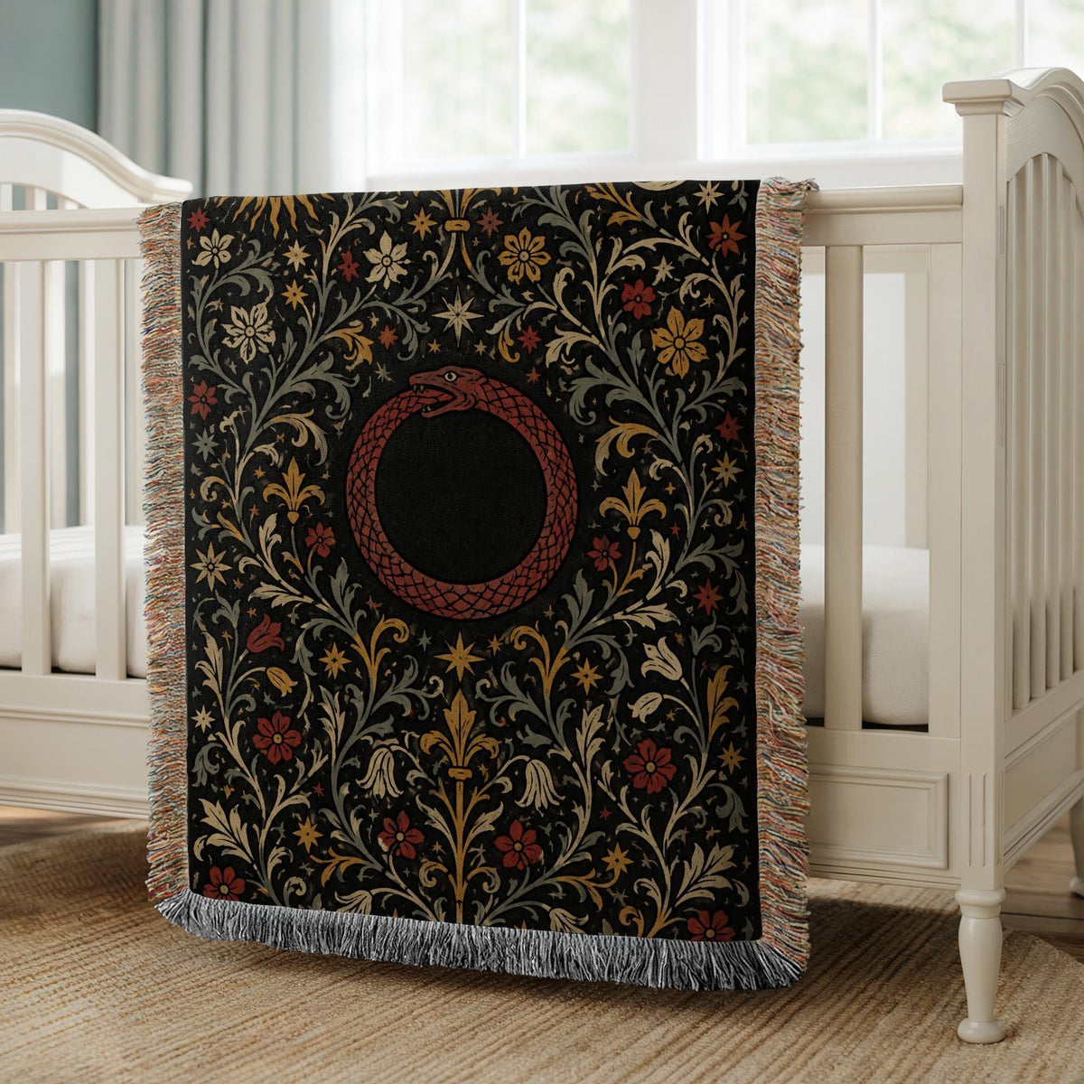 Ouroboros Woven Blanket