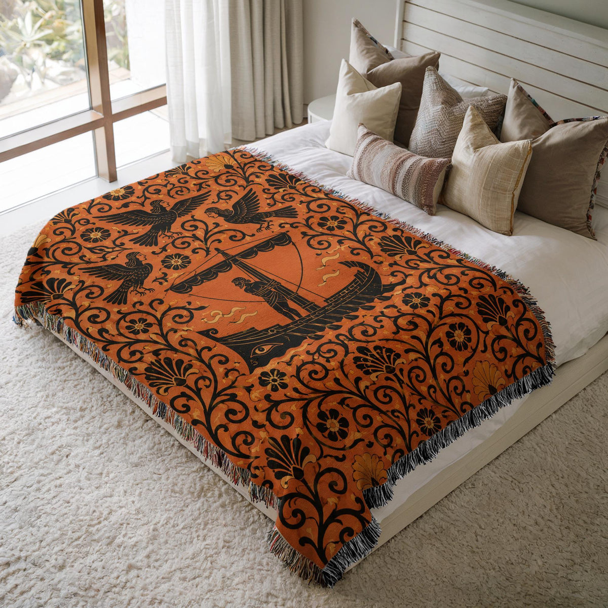 Odysseus Woven Blanket