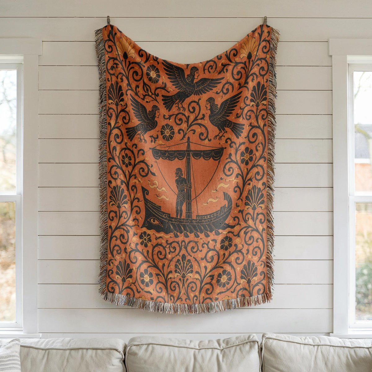 Odysseus Woven Blanket