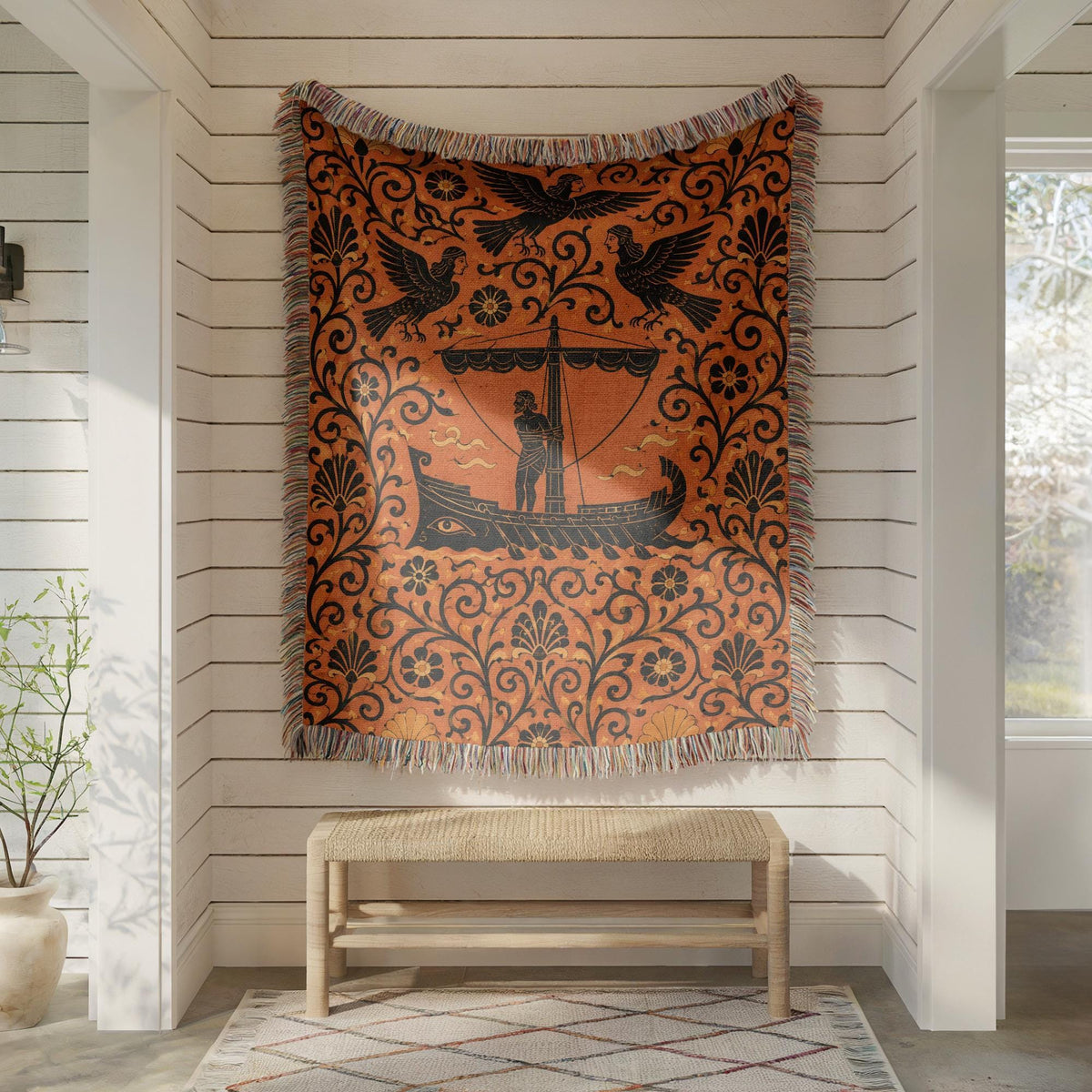Odysseus Woven Blanket