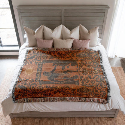 Hercules Lion Woven Blanket