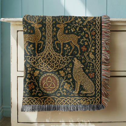 Tree of Life Woven Blanket