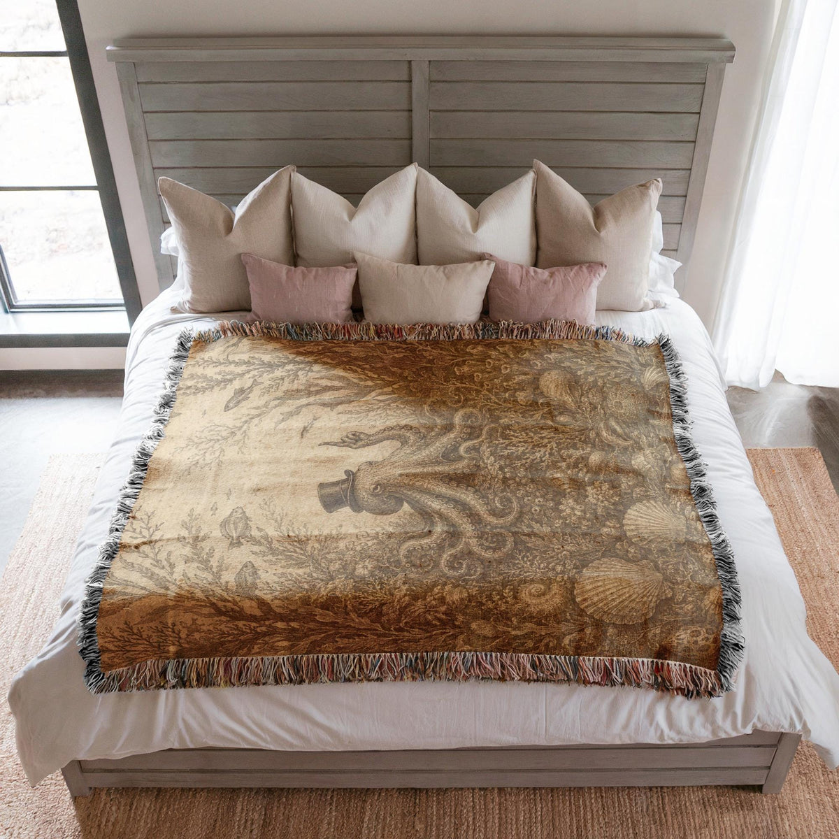 Octopus Woven Blanket