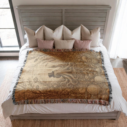 Octopus Woven Blanket