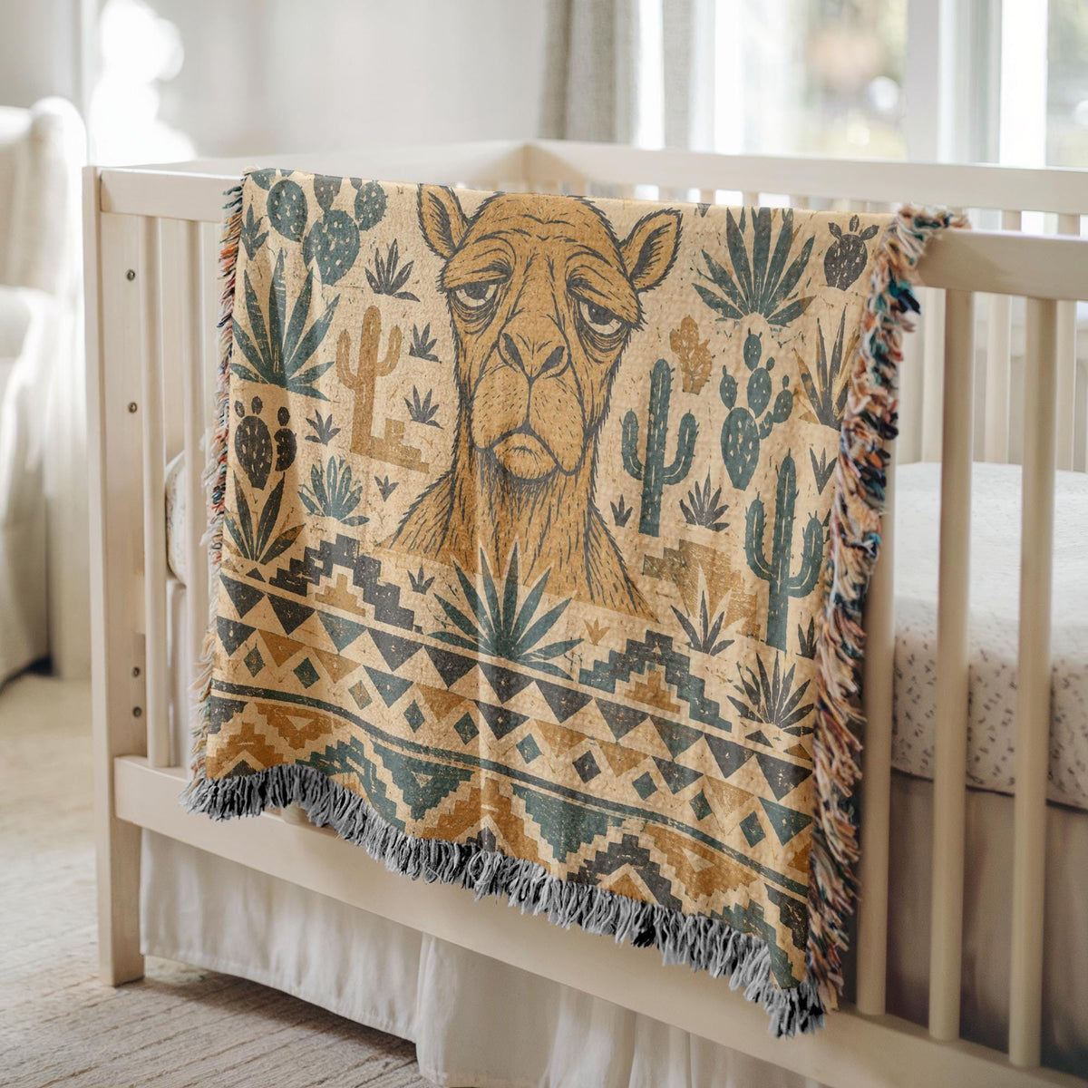 Camel Woven Blanket