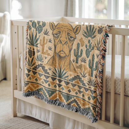 Camel Woven Blanket
