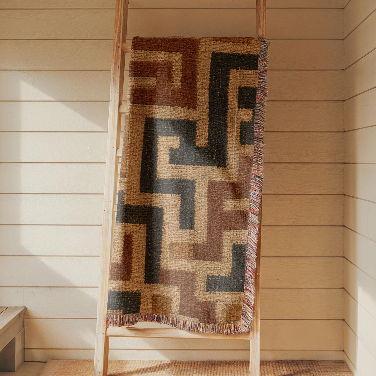Kuba Cloth Woven Blanket