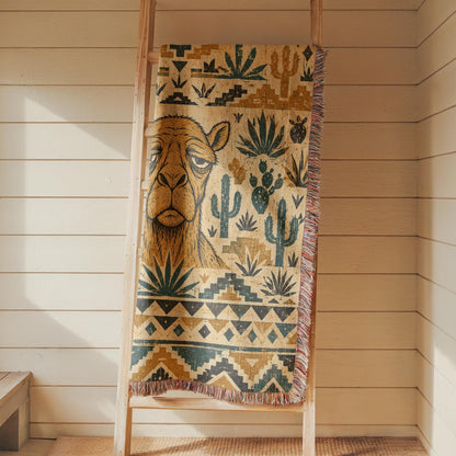 Camel Woven Blanket