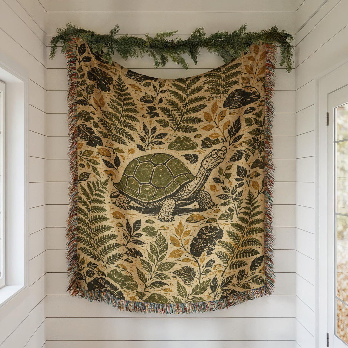 Tortoise Woven Blanket