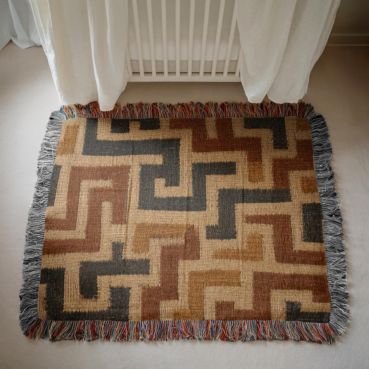 Kuba Cloth Woven Blanket