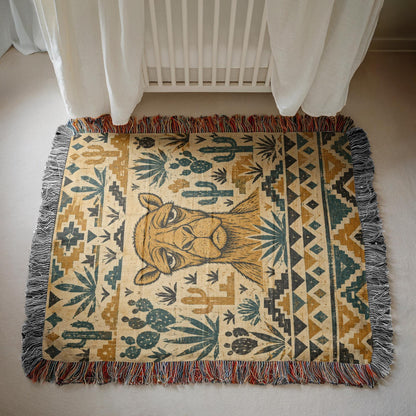 Camel Woven Blanket