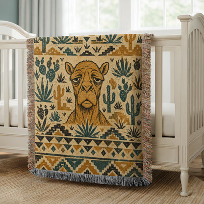 Camel Woven Blanket