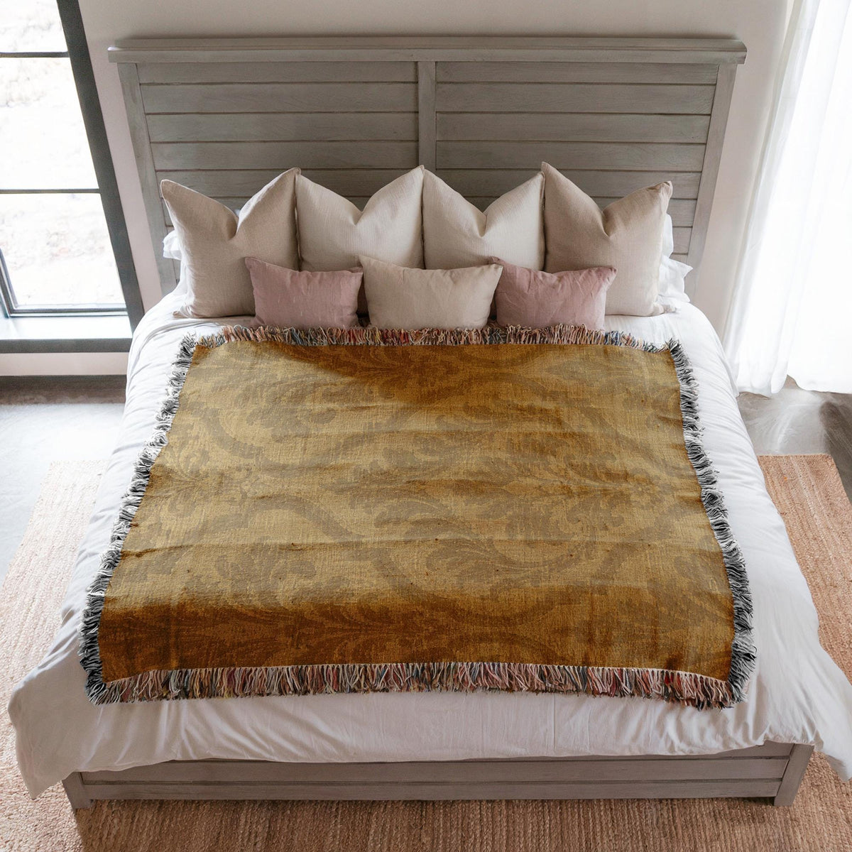 Damask Woven Blanket