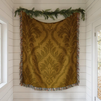 Damask Woven Blanket