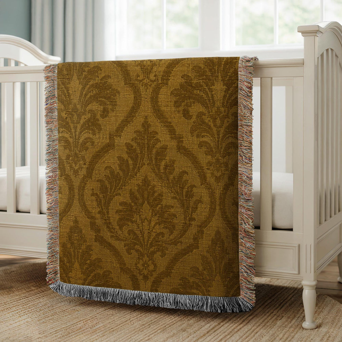 Damask Woven Blanket