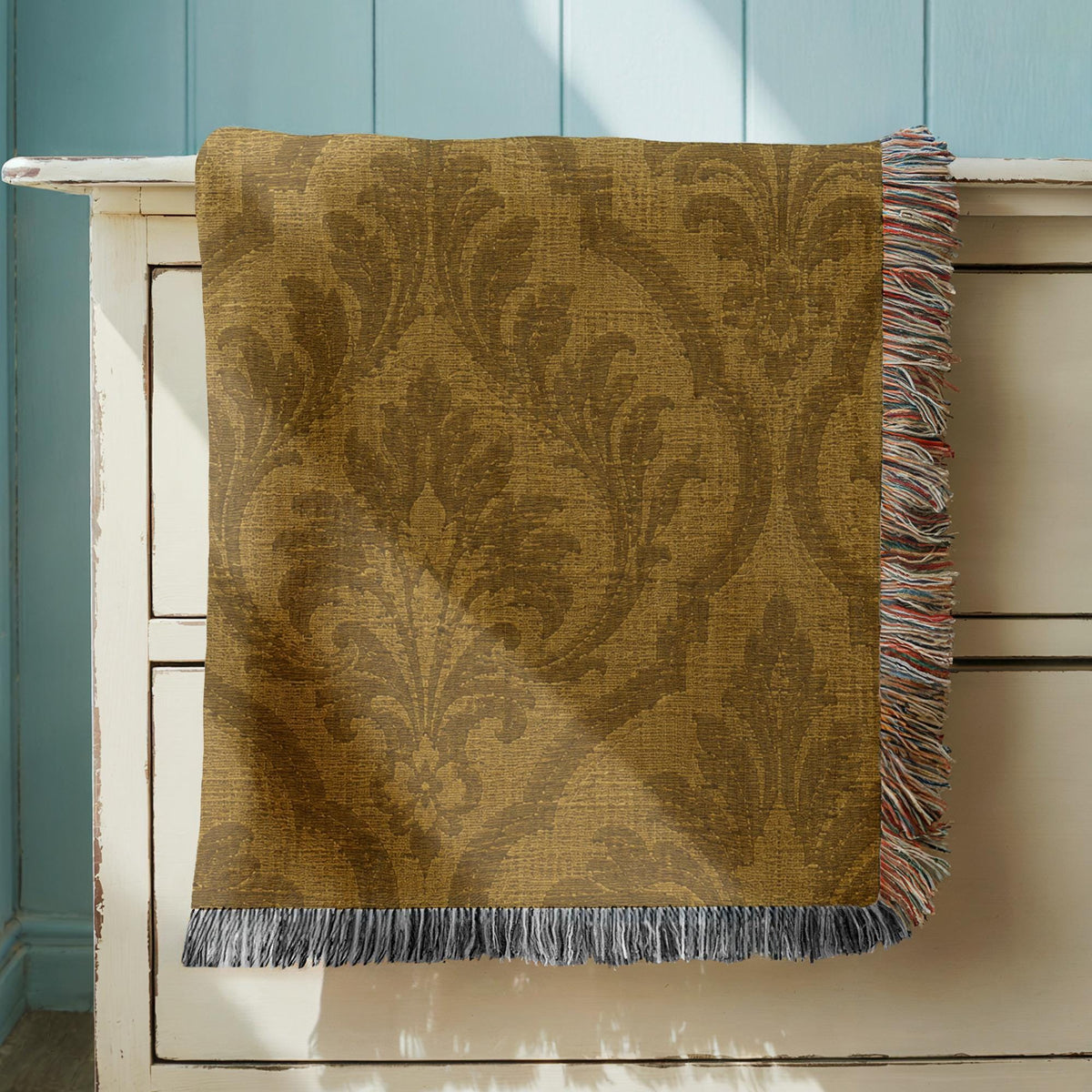 Damask Woven Blanket