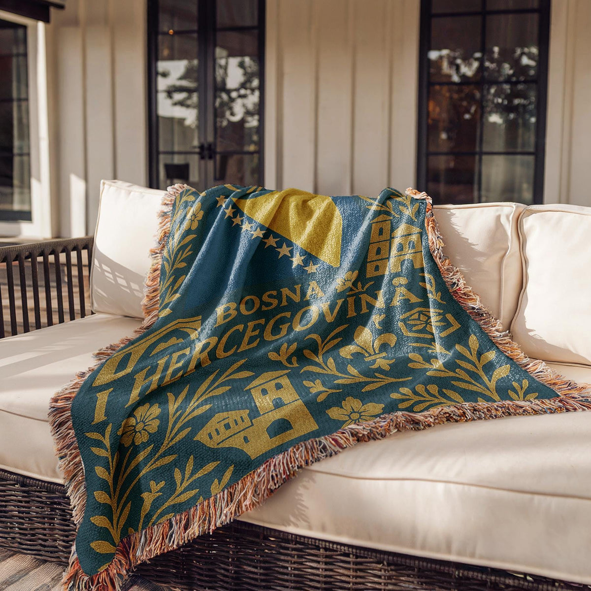 Bosnia and Herzegovina Woven Blanket