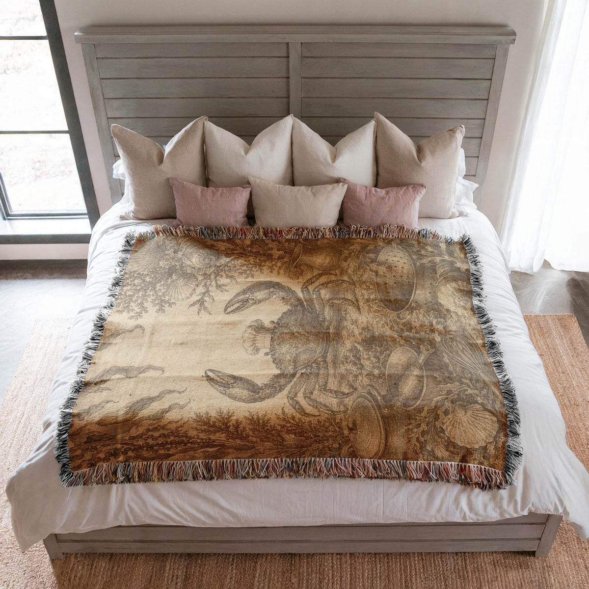 Crab Woven Blanket