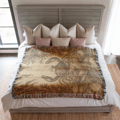 Crab Woven Blanket